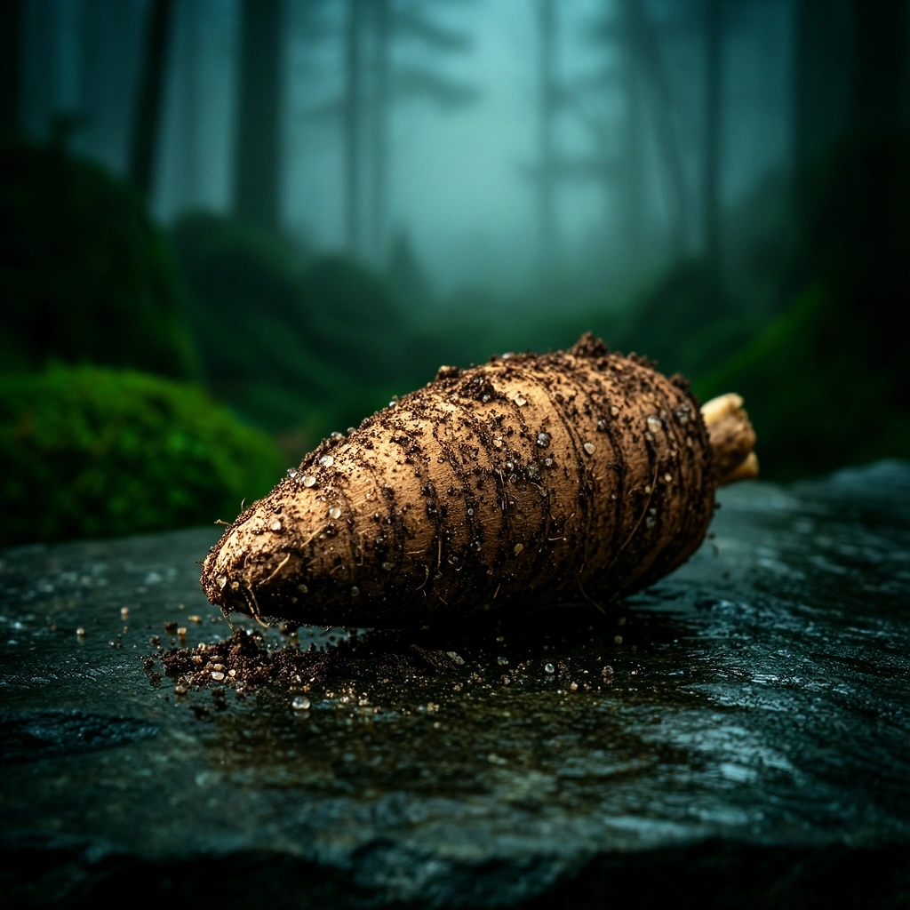 Surowy korzeń naturalny